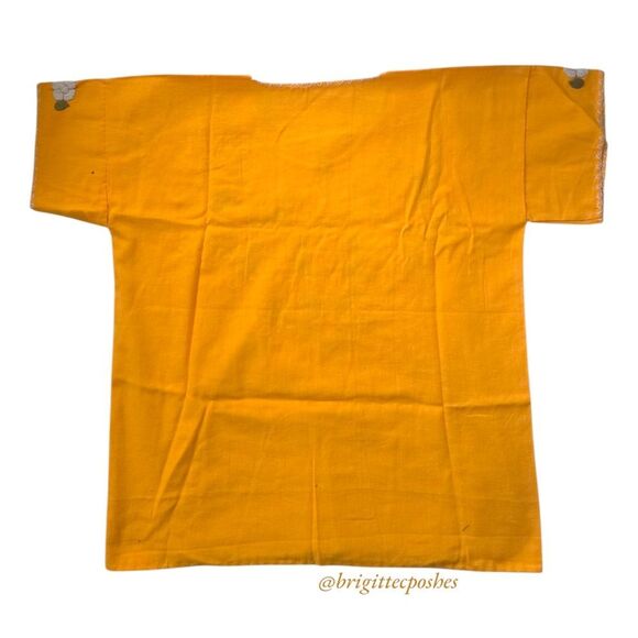 HANDMADE Traditional Embroidered Mexican Blouse - Picture 9 of 12